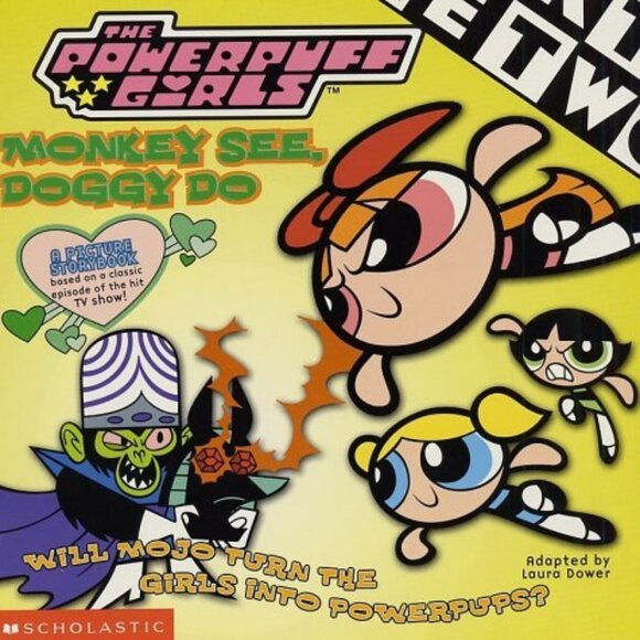 Powerpuff Girls: 8 x 8 Books #3 Monkey See, Doggy Do Children's Book - Picture 1 of 4